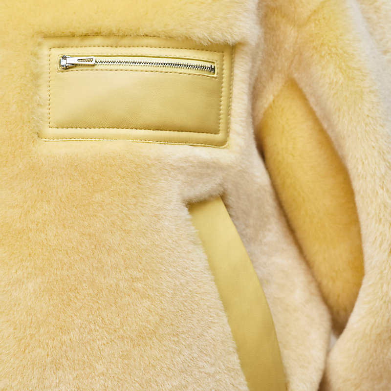 Manteau court en cuir, Vue: , vue 6 sur 7