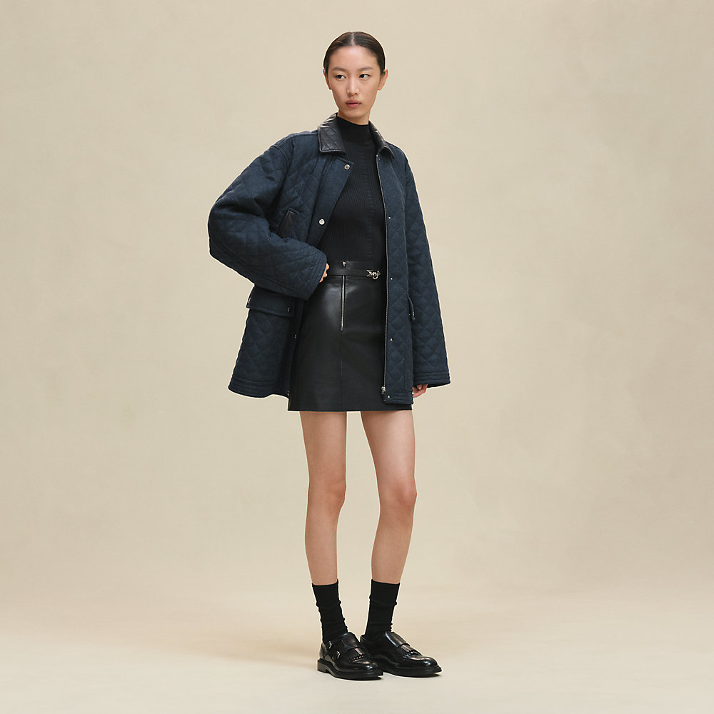 Manteau court matelassé | Hermès France