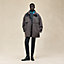 Manteau court mix cuir, Vue: Vue portée, worn, vue 1 sur 8