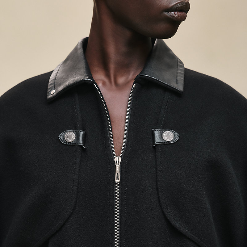 Manteau léger en cachemire double face