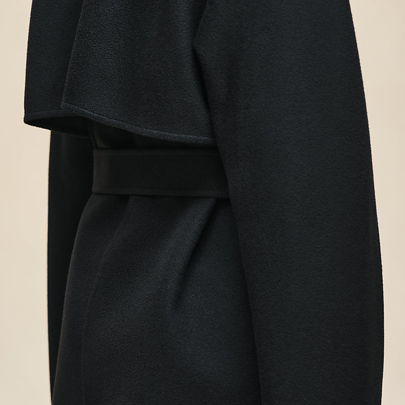 Manteau léger en cachemire double face