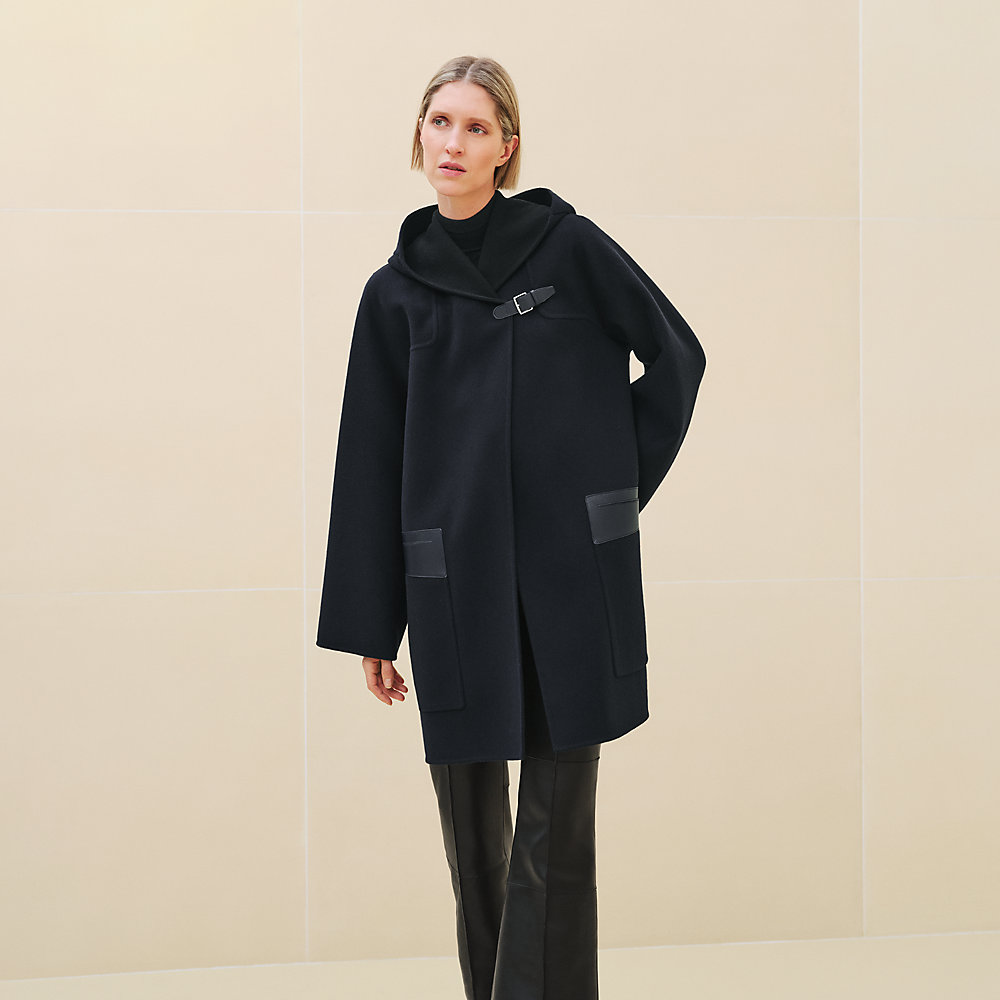 週末特価‼️stein レイヤード コート stein / シュタイン】OVERSIZED LAYERED SINGLE COAT - BLACK