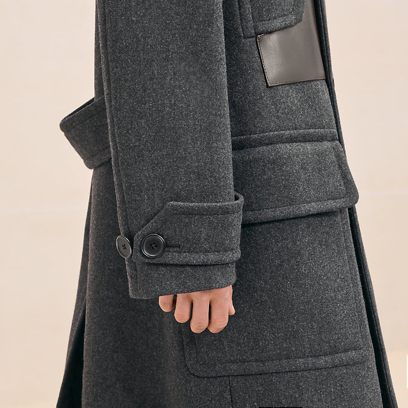 Mantel Voyage mit Lederdetails | Hermès Deutschland