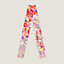 Marble Silk fringed scarf, View: Flat, flat, view 2 of 4