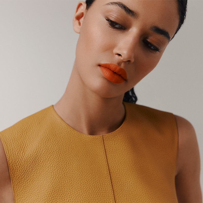 口紅 ROUGE HERMES ORANGE BOITE 33 SATINE HERMÈS Rouge Hermès Matte Lipstick - 33 Orange Boîte