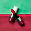 Matter Lippenstift in limitierter Edition, Rouge Feu, Ansicht: Getragene Ansicht, worn, Ansicht 2 von 10