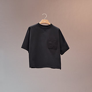 Maxi embroidered pocket t-shirt | Hermès Singapore