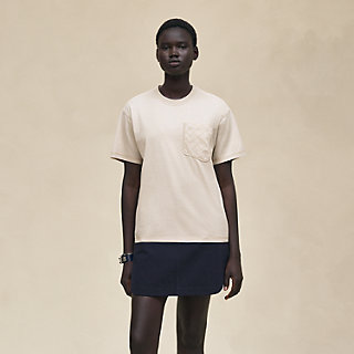 Maxi embroidered pocket t-shirt | Hermès Saudi Arabia