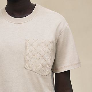 Maxi embroidered pocket t-shirt | Hermès Saudi Arabia