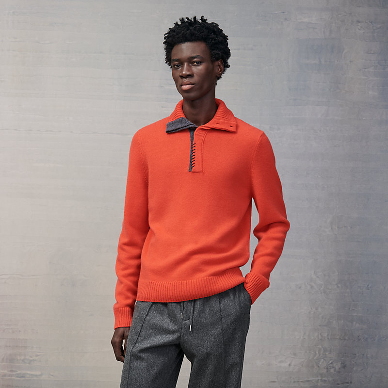 sweater orange polos