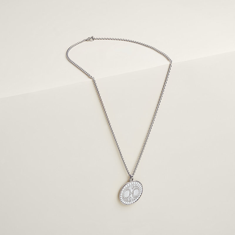 Hermes★センスUP♪Medaille Bijou Deux Cors ネックレス ラージ Hermes☆センスUP♪Medaille Bijou Deux Cors ネックレス ラージ