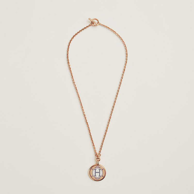 ★入手困難★HERMES★Medaille Blason small model ネックレス お洒落♪】HERMES《Medaille Blason》メダルペンダント PM