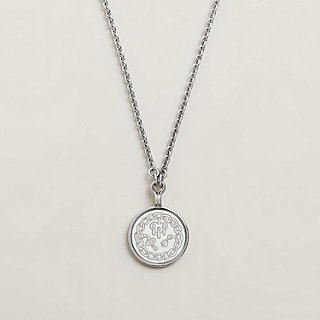 ◆HERMES◆Medaille Bijou Deux Cors necklace, small model Medaille Blason pendant, small model | Hermès Hong Kong SAR
