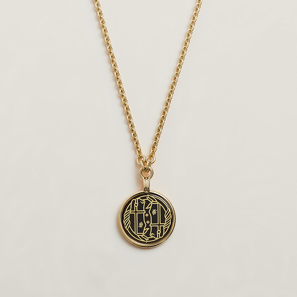 Medaille Quadrige necklace, small model | Hermès USA