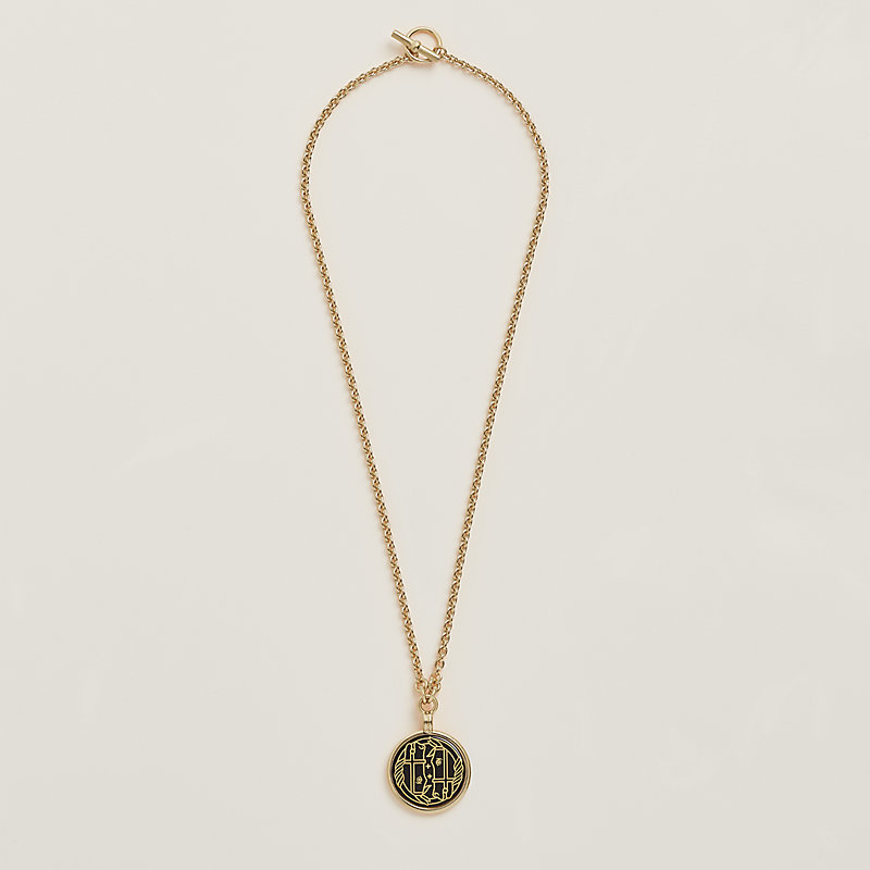 Medaille Quadrige necklace, small model | Hermès UK