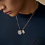 Medailles Cheval de Coeur / 24 Brides et Chaines necklace, View: Worn, worn, view 2 of 3