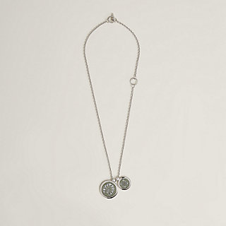 アクセサリー HERMES Medailles Cheval de Coeur / 24 Brides et Chaines necklace - Red