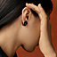 Medor Alu stud earrings, View: Worn, worn, view 2 of 3