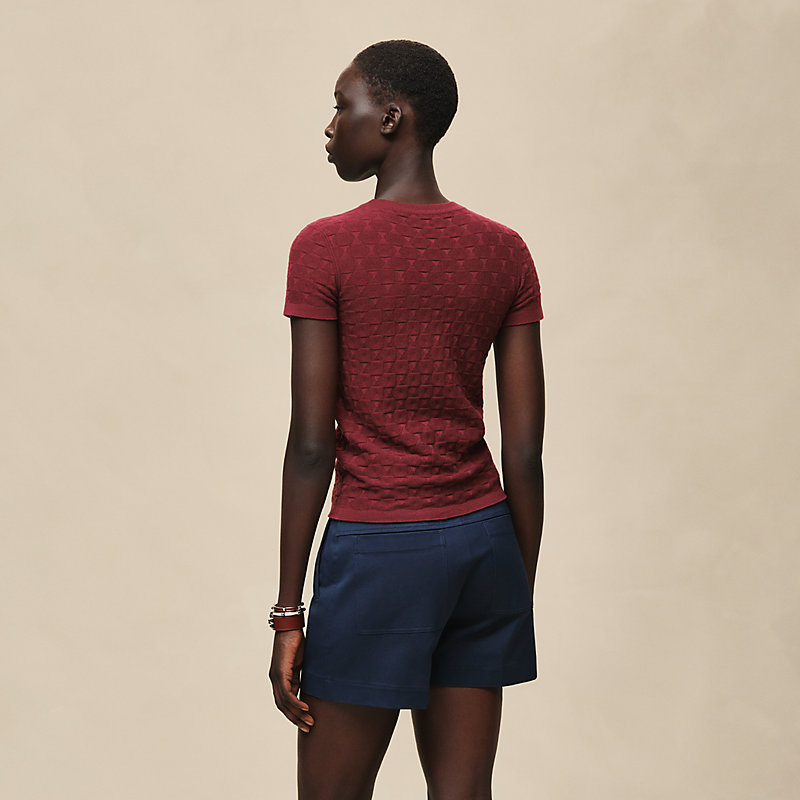 "Medor" short-sleeve sweater