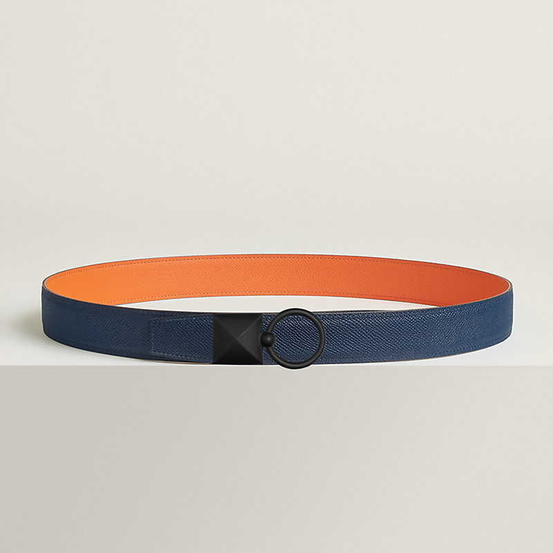 Medor XO belt buckle & Reversible leather strap 32 mm