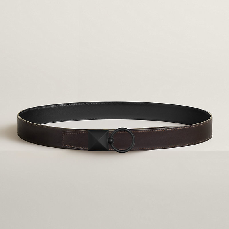 Medor XO belt buckle & Reversible leather strap 32 mm