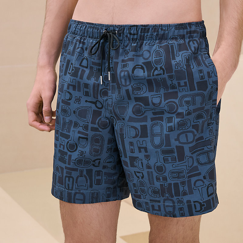 Meli Metal swim trunks Hermes UAE