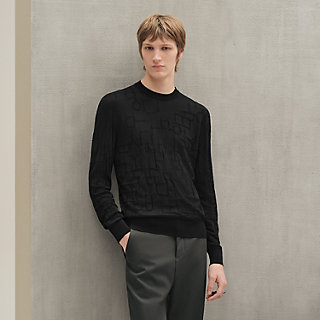 スウェット・トレーナー HERMES \"H golf\" reversible crewneck sweater H golf