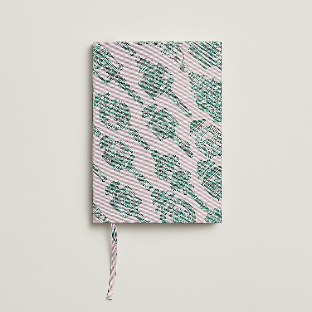 Merveilleuses Lanternes silk notebook - Pink | Hermès Macau SAR