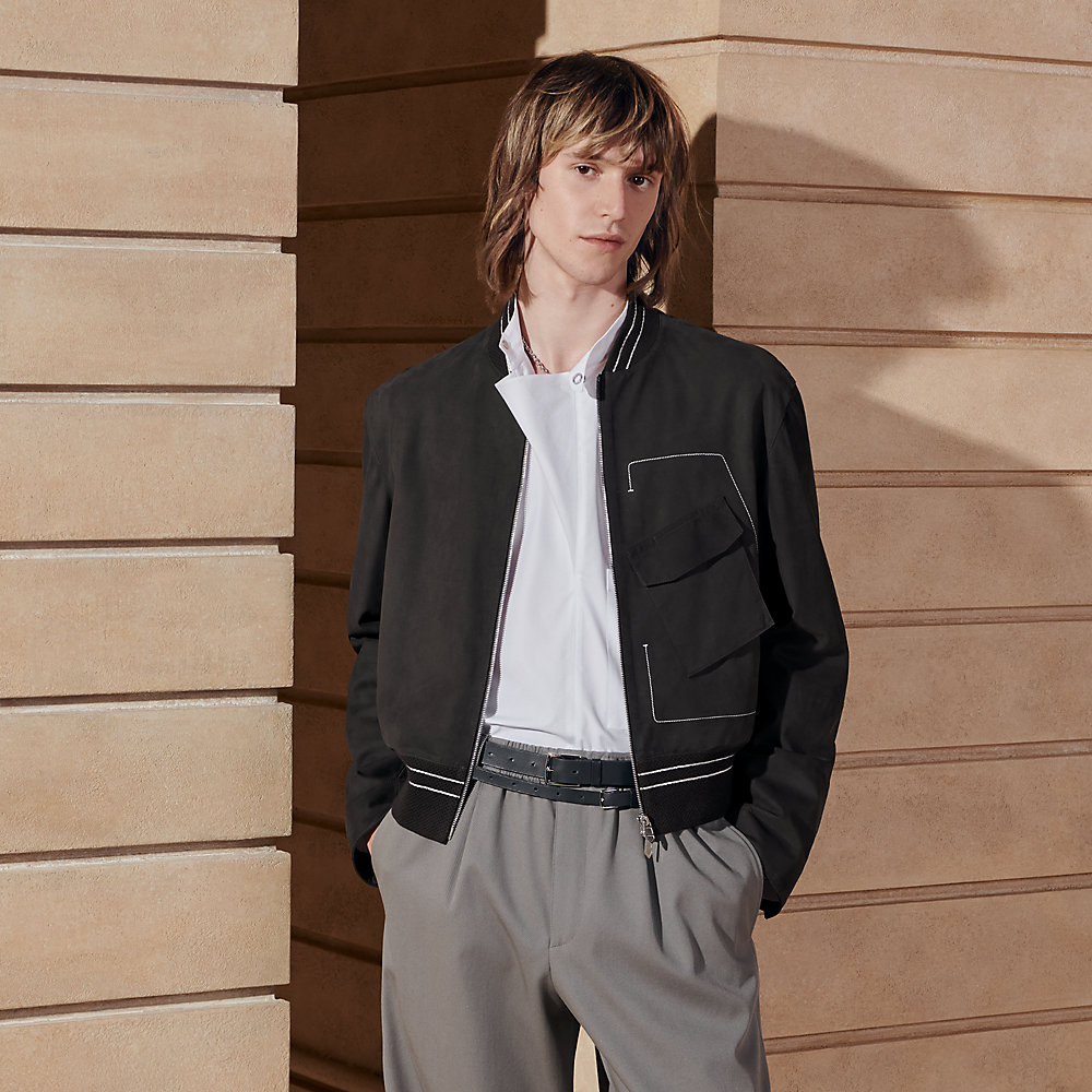 Sport capsule rib-trim jacket