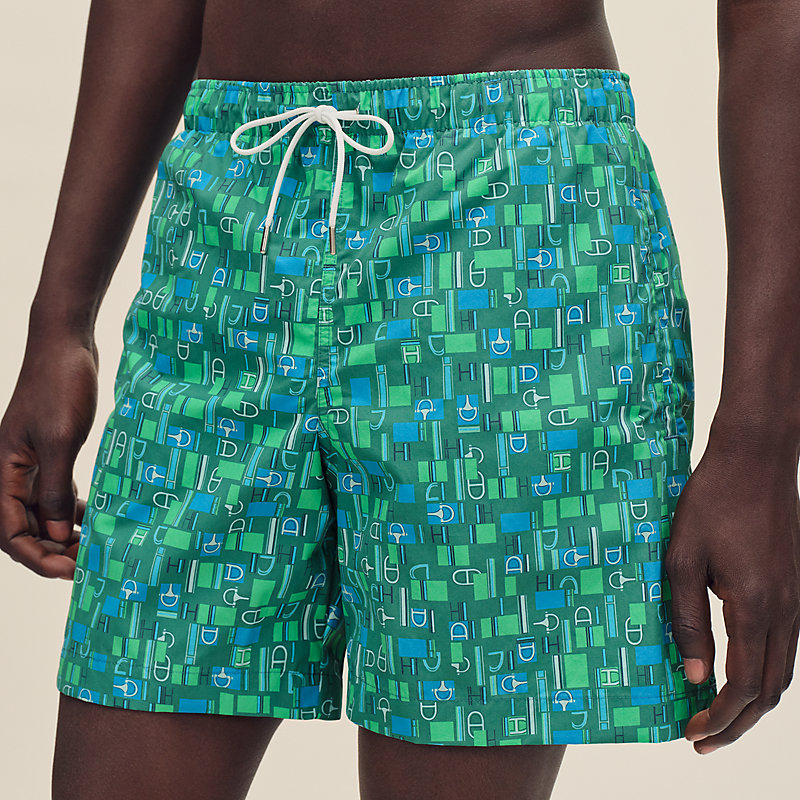 "Metal au Carre" swim trunks