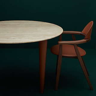 Metiers oval table