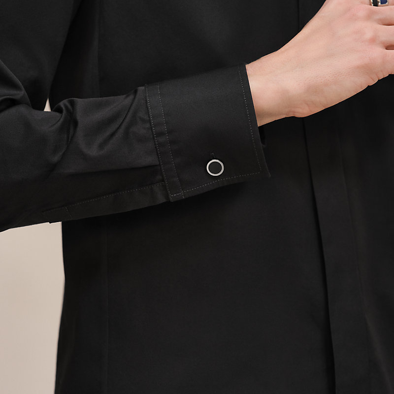 Micro shirt - Black | Hermès USA