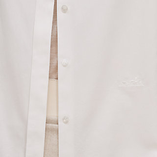 Micro shirt - White | Hermès USA
