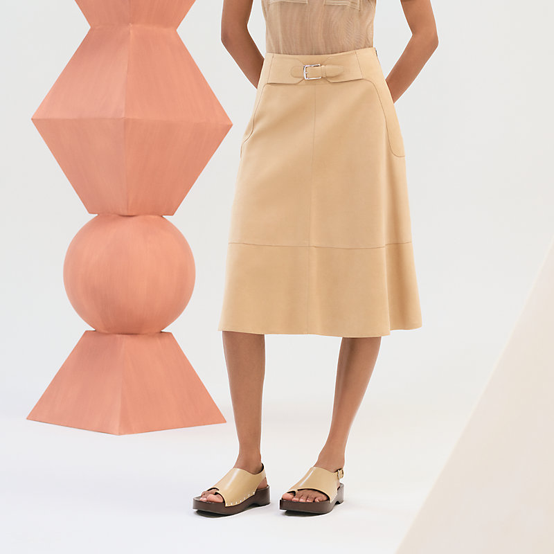 *静かに輝く、美しさの証*【HERMES】 Flared skirt Brides de Gala en Fleurs Esquisse