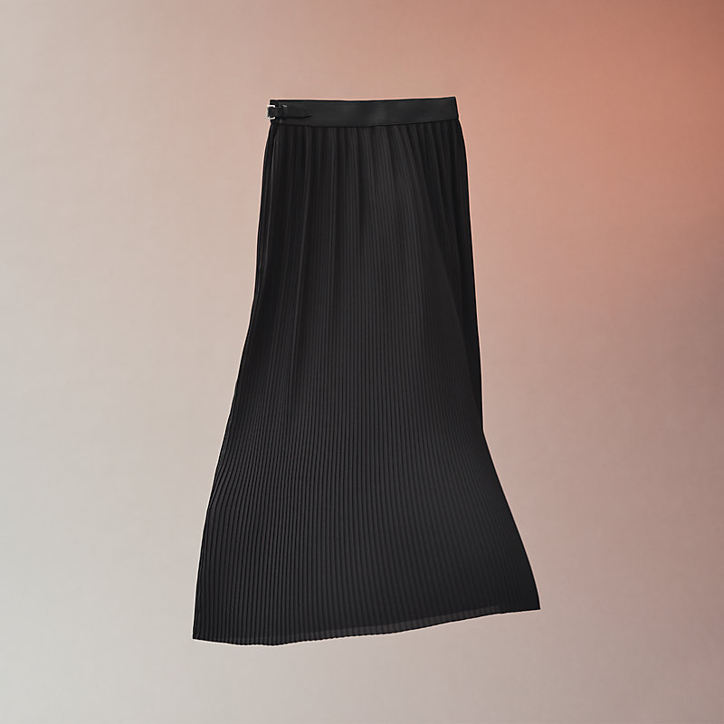 Mid-length pleated skirt | Hermès Saudi Arabia
