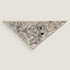 Mille et Un Lapins pleated triangle, View: Flat, flat, view 2 of 3