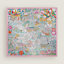 Mille Feuilles de Soie double face scarf 90, View: Flat, flat, view 4 of 6