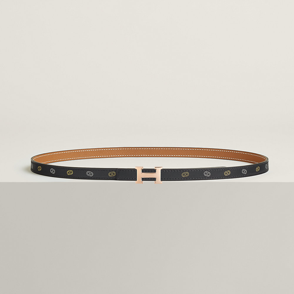 ファッション通販 安い & buckle belt 5382 Mini Hermès leather reversible Mer sur 小物
