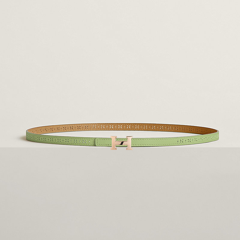 Mini 5382 belt buckle & Reversible leather strap 13 mm | Hermès USA