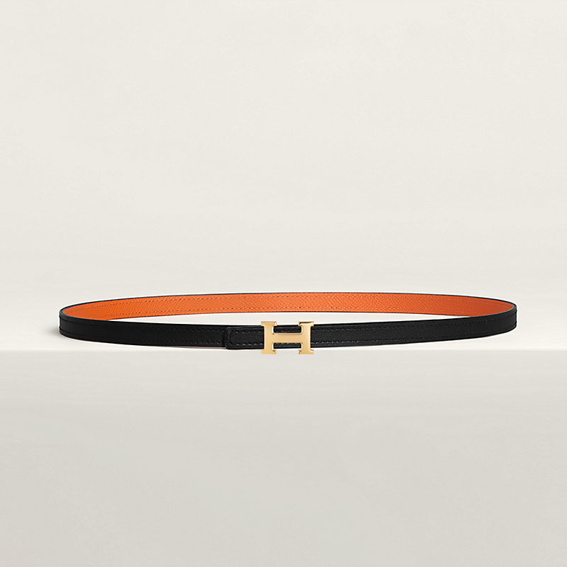 Mini 5382 belt buckle & Reversible leather strap 13 mm