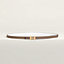 Mini 5382 belt buckle & Reversible leather strap 13 mm, view 1 of 2