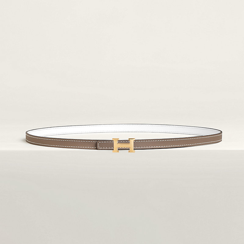 Mini 5382 belt buckle & Reversible leather strap 13 mm