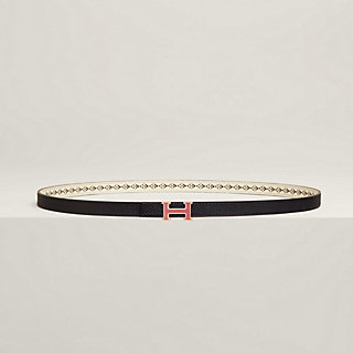 Mini 5382 Splas'H belt buckle & Trefle leather strap 13 mm