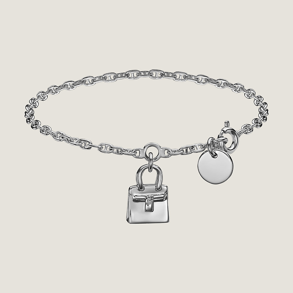 Hermes Birkin Amulettes Birkin Bracelet 2024 Ss, Silver, Sh