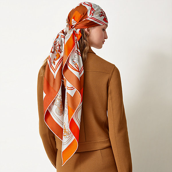 hermes giant triangle scarf