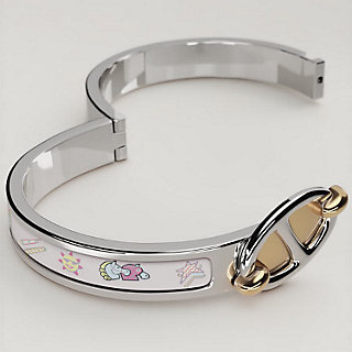Mini Clic Chaine d'Ancre Funny Ice Cream bracelet | Hermès USA