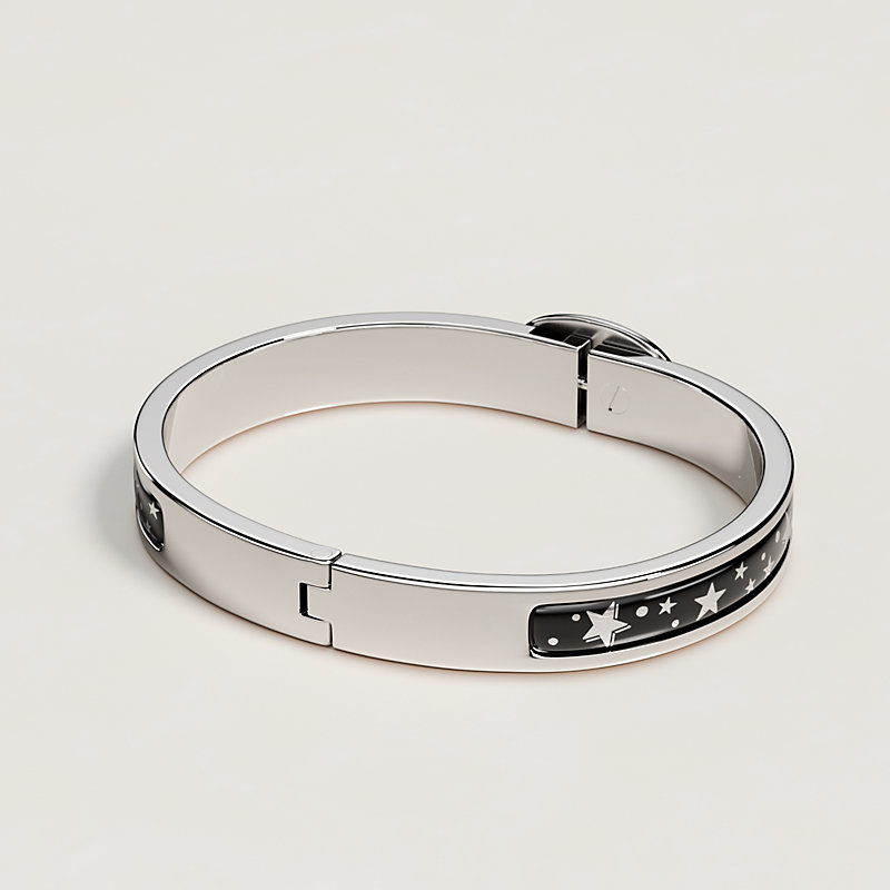 Mini Clic Chaine d'Ancre Gloria Soli bracelet - Black | Hermès