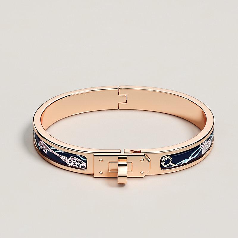 Mini Clic Kelly Les Cles bracelet - Pink | Hermès USA