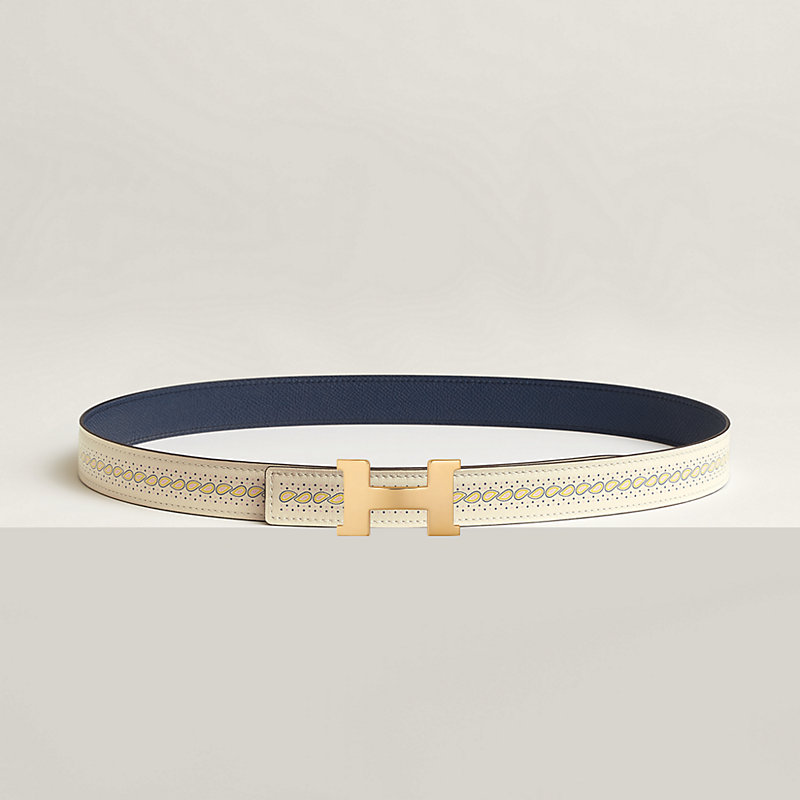 Mini Constance belt buckle & Bandana leather strap 24 mm