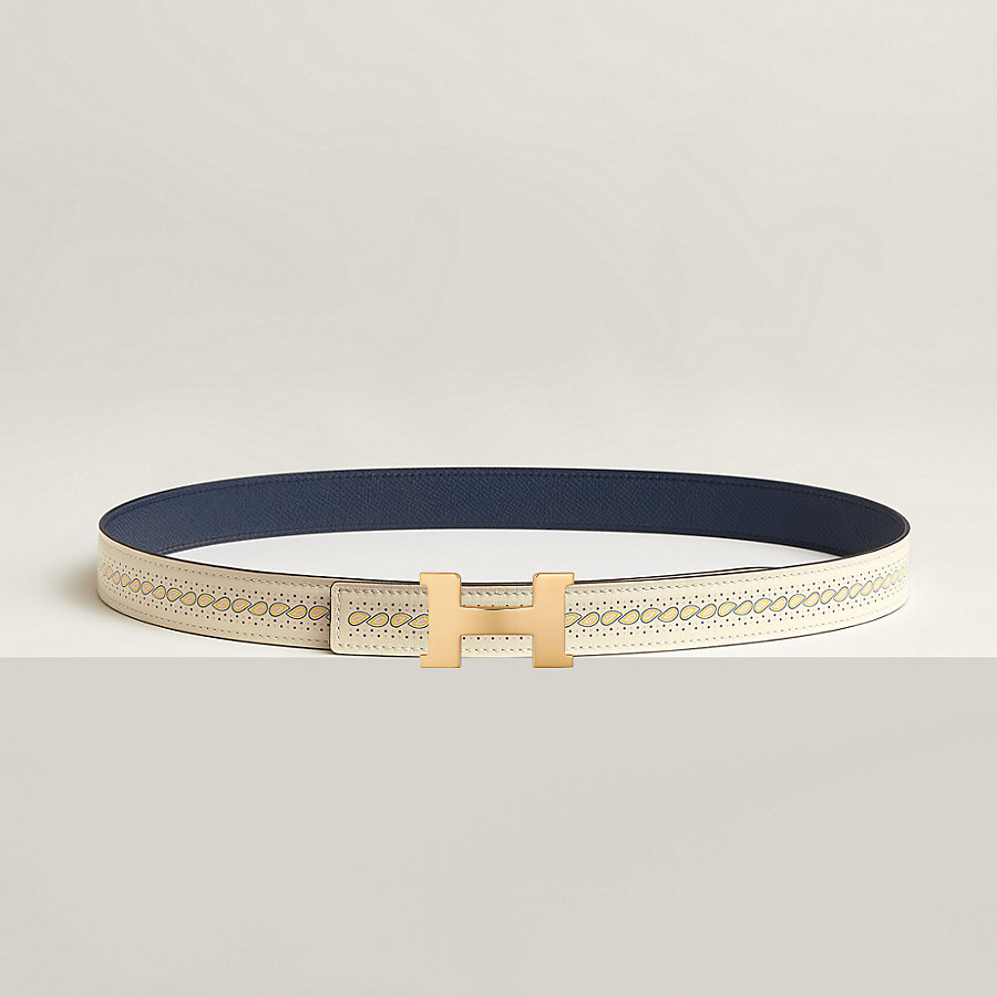 Mini Constance belt buckle & Bandana leather strap 24 mm